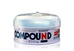 Soft99 Rubbing Compound W Полироль абразивный крупный для белых авто, 200 гр., 09049 09049